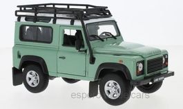 Land Rover Defender 1990-2015 hellgrün / weiss / schwarz