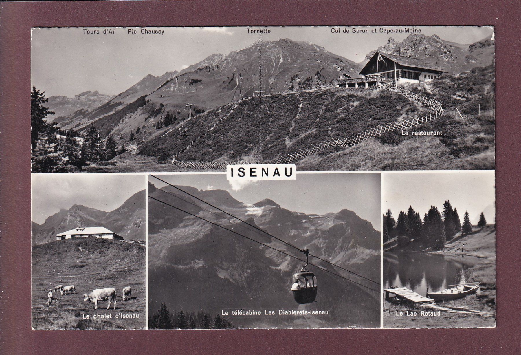 Cartoline postali: ISENAU - 4 images – Usato da Pully venduto da nicecards