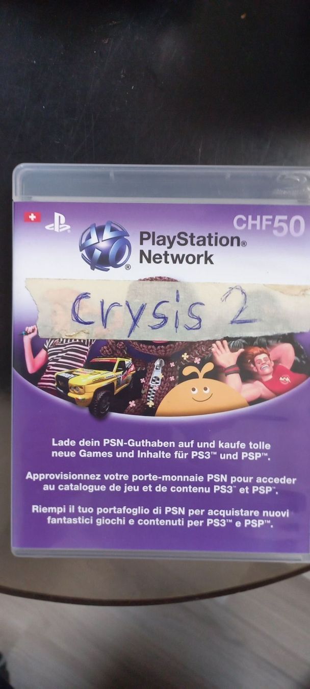 Sony Spiele: CRYSIS 2, PS3 – Gebraucht aus Embrach von avesi