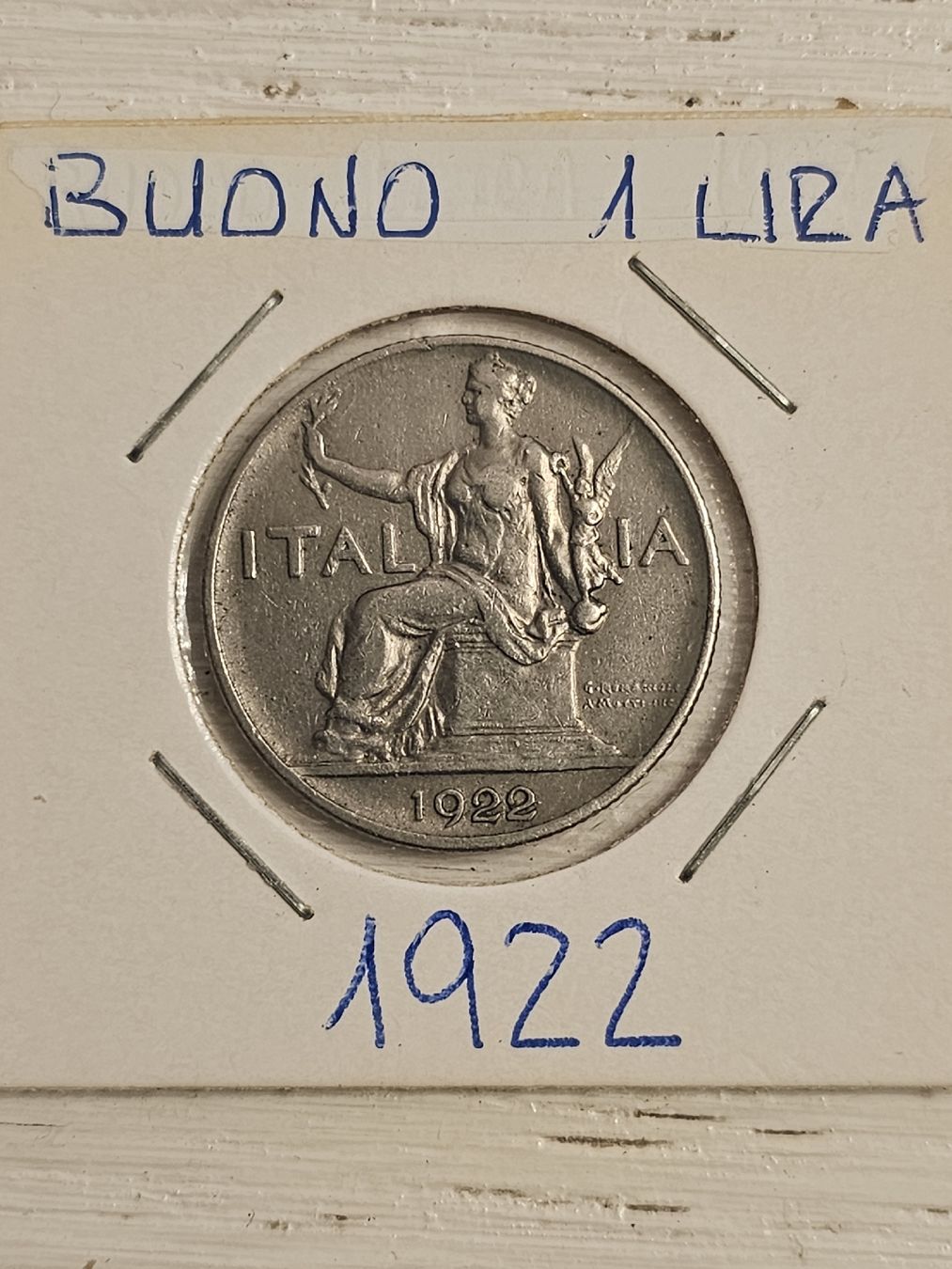 Tutti le monete: Buono 1 ira 1922 – Usato da Nidau venduto da Misterpix