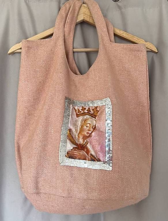 Borse da donna: Sac besace rose paillettes argent – Usato da Versoix venduto da L_armoire_d_isa