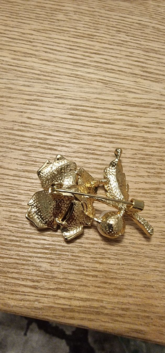 Spille & Fermagli: Art Deco Blumen Brosche mit echte Perlen – Nuovo (secondo la descrizione) da St. Gallen venduto da mania03 2