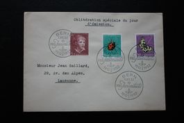 Schöner Brief Pro Juventute 1952 Bern gebraucht