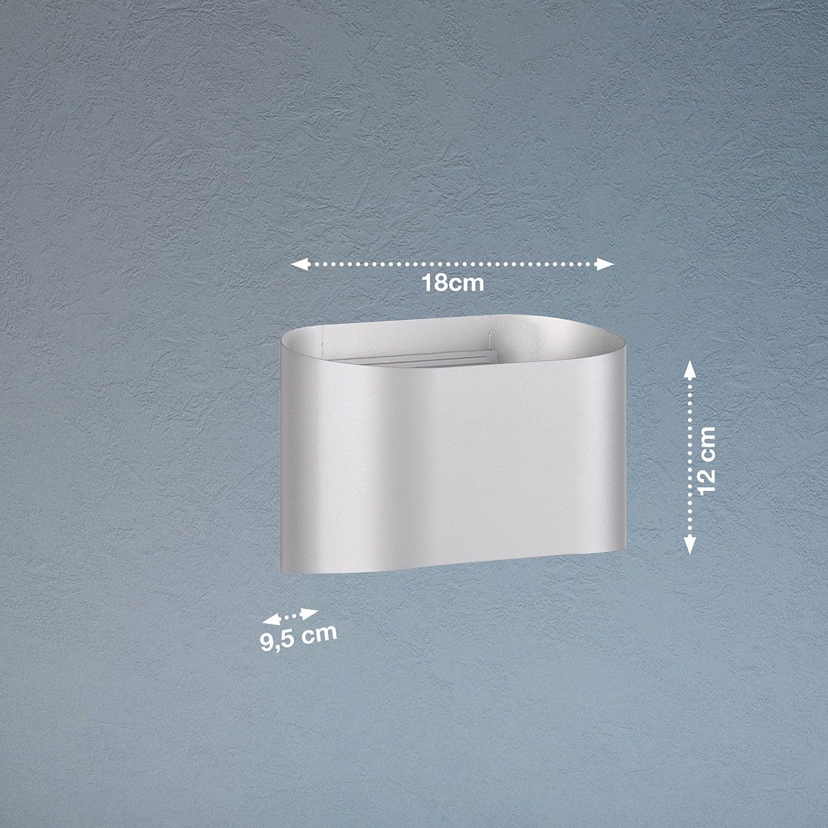 Lampen: LED Wandleuchte, 18 cm x 12 cm, IP44 – Neu (gemäss Beschreibung) aus Kreuzlingen von Smart-Light 3