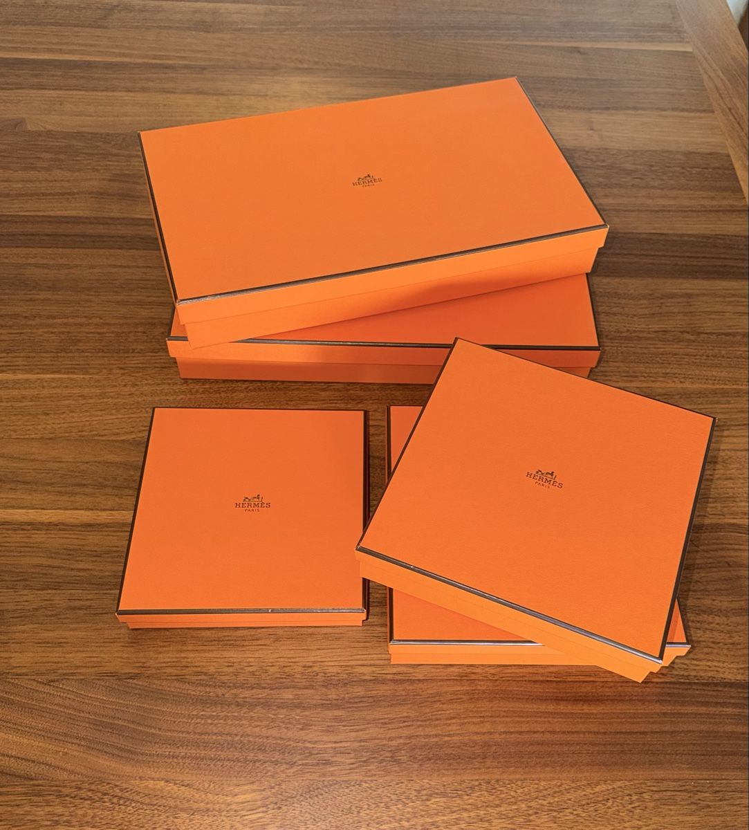 Hermès Pots: Hermes Orange Gift Boxes Set - 5 Pcs  – Neuf (Voir description) à Erlenbach ZH par topchick 3