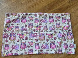 Babauba handmade Platzset für Kinder aus Stoff, Eulen