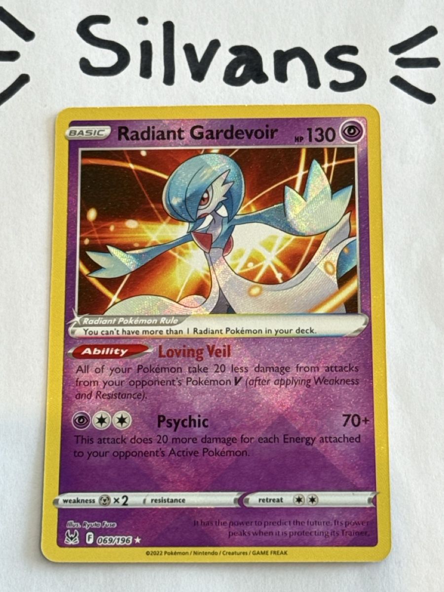 Pokémon Sammelbilder & Trading cards: Radiant Gardevoir 069/196 Lost Origin Englisch – Neu (gemäss Beschreibung) aus Wil SG von Silvans