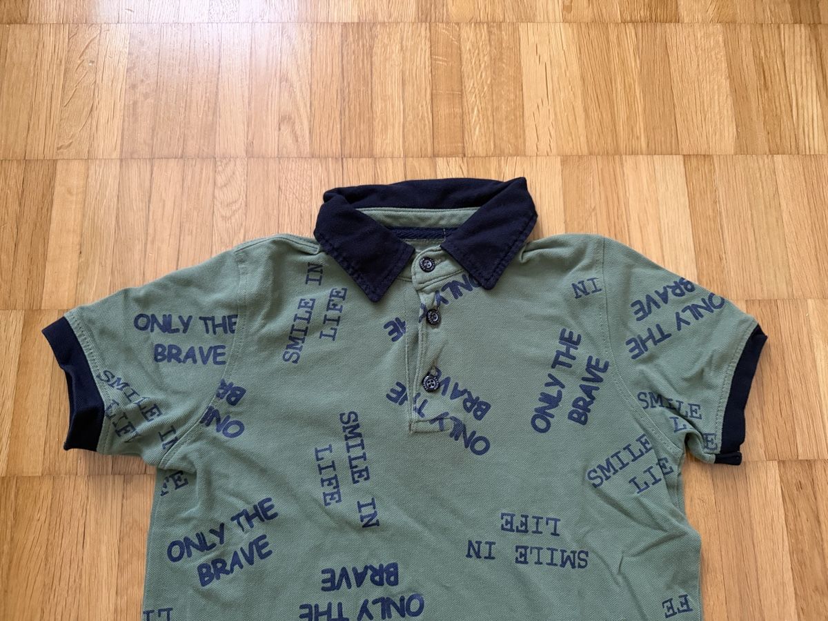Camicie, T-shirt & Polo: Polohemd Kinder Gr. 116 mit Aufdruck – Usato da Jona venduto da Good_luck_ 1