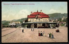 AK Lichtensteig, Bodensee-Toggenbrugbahn, Bahnhof