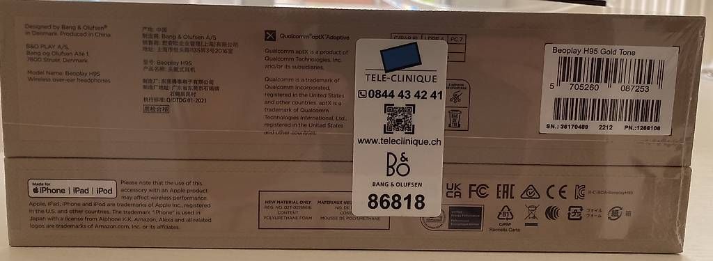 Bang & Olufsen Kopfhörer: Casque Bang Olufsen – Neu und originalverpackt aus Pully von syl_6jg9 3