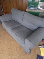 Ektorp 2er Sofa mit grauem Bezug,waschbar