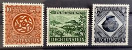 1953 Prähistorische Funde Satz ** ZNr. 263-265