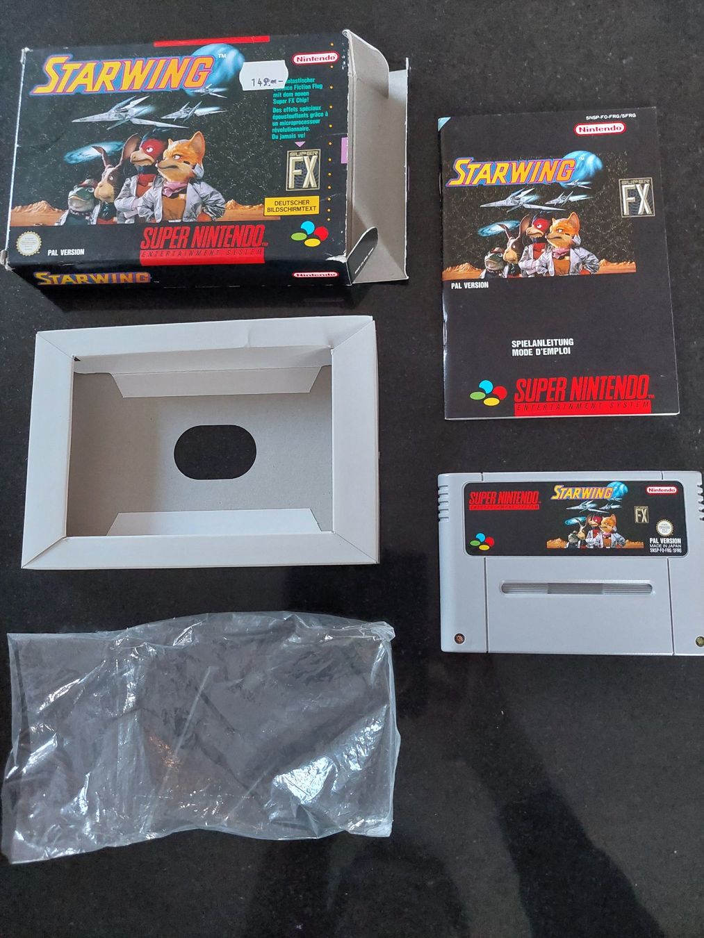 Nintendo Giochi: STARWING (PAL) - SUPER NINTENDO – Usato da Spiegel b. Bern venduto da Natix 6
