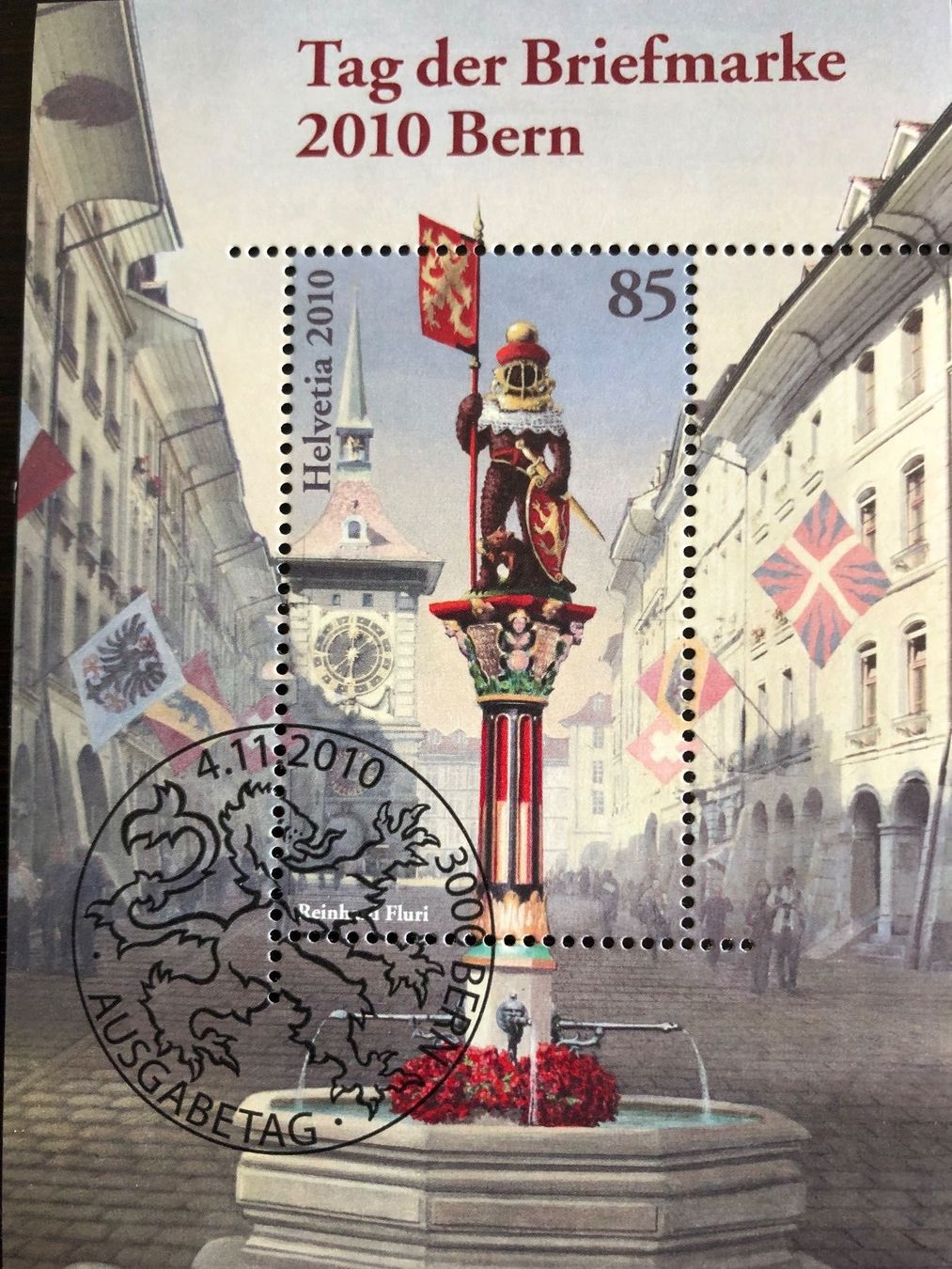 Tutti i francobolli: 2010 Sonderblock  Tag der Briefmarke 2010 – Nuovo (secondo la descrizione) da Horw venduto da Luki49 5