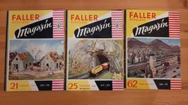 3 FALLER - Magazine von 1961 und 1967