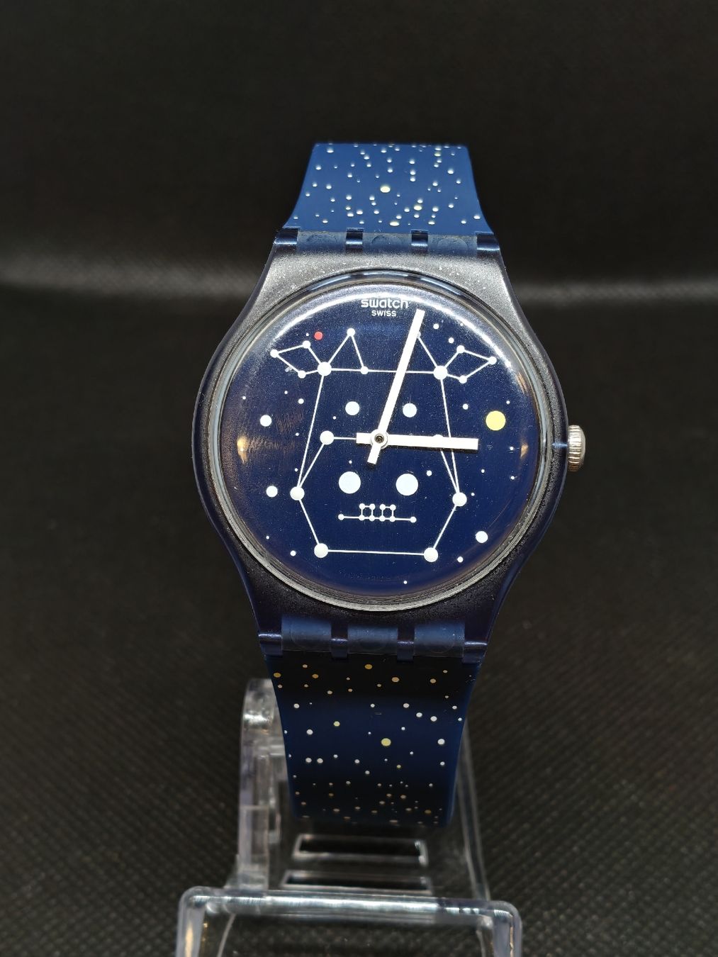 Swatch Orologi: Swatch Swiss Quarz Sternenhimmel Design – Usato da Wangen an der Aare venduto da RetroKontor 1