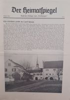 Historische Zeitschrift Der Heimatspiegel, 1943! Selten!