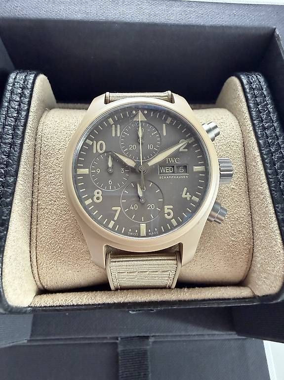 IWC Montres: IWC Pilot Chronograph Mojave Desert – D'occasion à Zürich par timeio-swapwatch