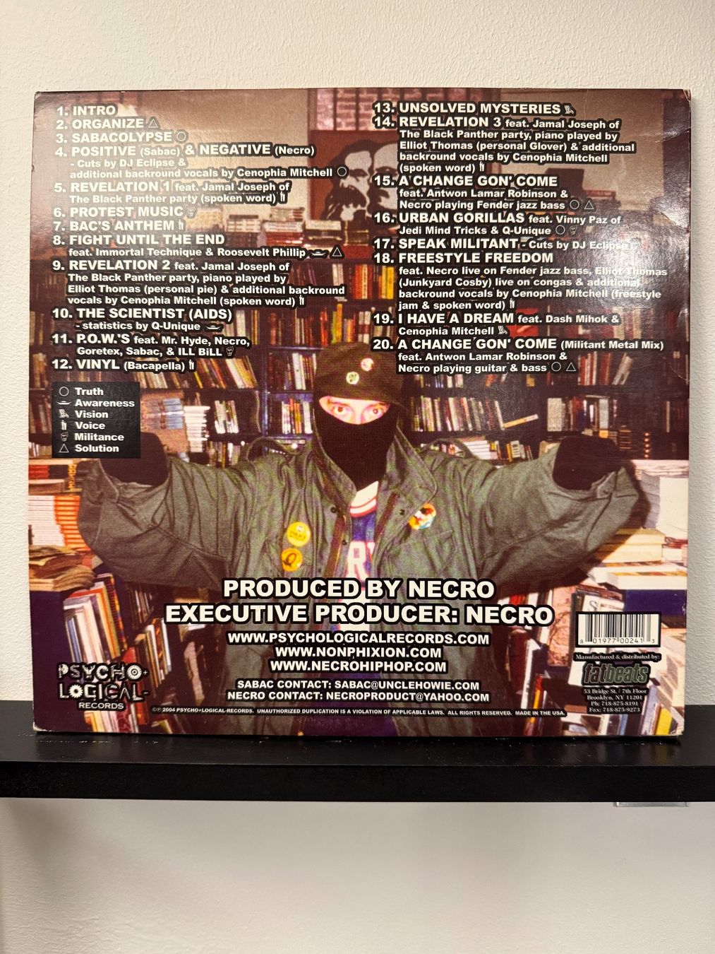 Schallplatten: Sabac - Sabacolypse 2xLP Rap / US 2004 – Gebraucht aus Delémont von cpop 1