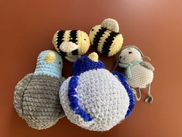 Puppenset, handgefertigt von einem Zwölfjährigen