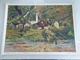 Schulwandbild Nr. 114 Tessiner Dorf