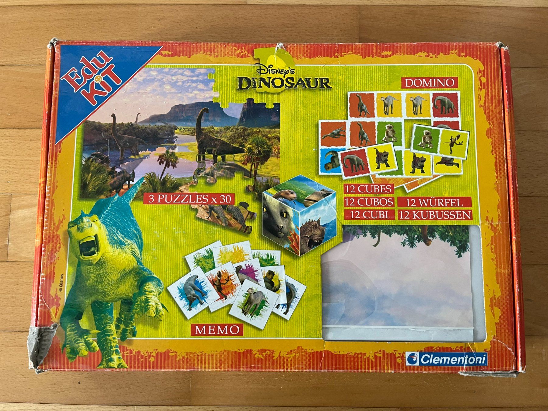 Clementoni Giochi: Disney Dinosaurier Lernspiel: Puzzels, Memory, Domino – Usato da Muttenz venduto da Juvenile33