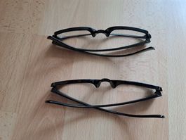 Lesebrillen, 2 Stück, schwarz, + 1,50