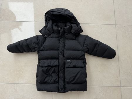 Daunenjacke schwarz für Kinder | Grösse 128 | Marke Zara