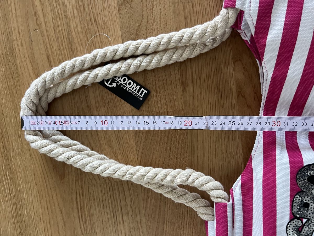 Borse da donna: Pink Striped Beach Bag - New with Tags – Nuovo (secondo la descrizione) da Zürich venduto da mit_npn7 6