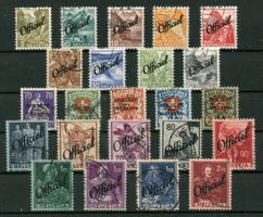 2 SERIEN OFFICIEL NR. 46 - 63 KOMPLETT GEST. - FR.79.00