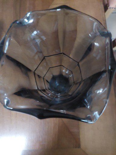 Vasen & Gefässe: Art Deco Pressglas Vase rauchgrau – Gebraucht aus Hergiswil NW von maiette-23.N 6