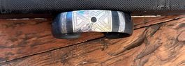 Tuareg Armspange Armband Silber versilbert Muster