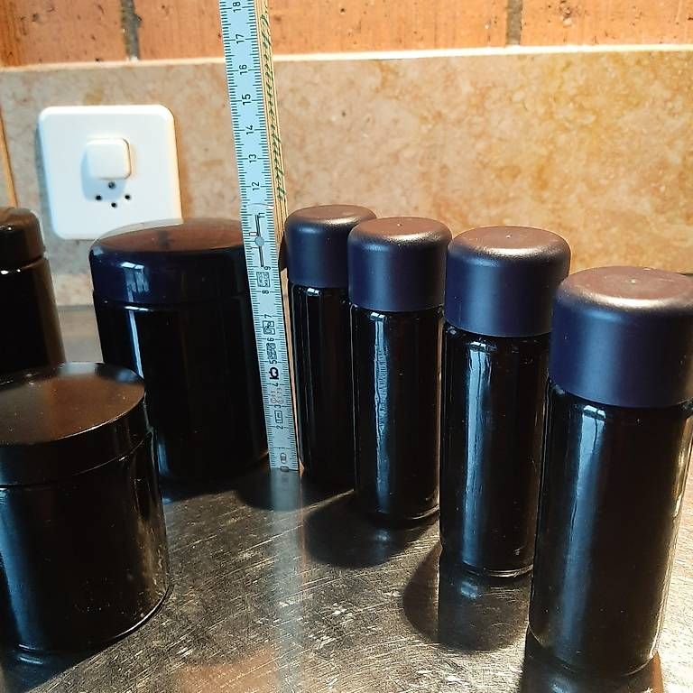 Gläser: Diverse Gläser aus Schwarzglas – Gebraucht aus Schafisheim von annina55 2