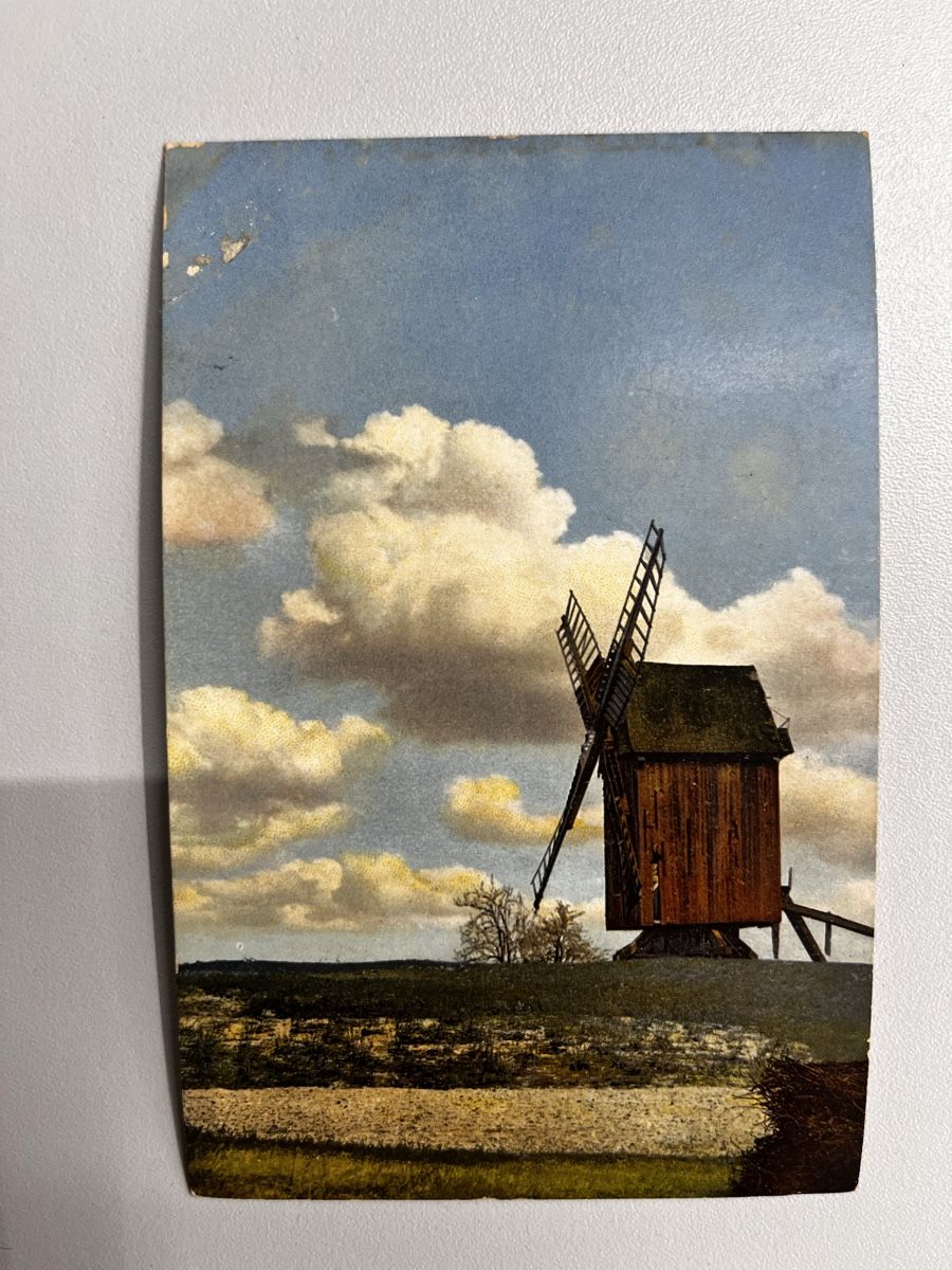 Cartoline postali: Alte Ansichtskarte Windmühle mit Wolken – Usato da Muttenz venduto da Totkel