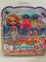 HRX85 FLORINDA FLAMINGO FAMILY ENCHANTIMALS DOLL 18 cm new