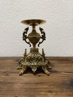 Joli bougeoir ancien en bronze, idéal pour l'hiver !