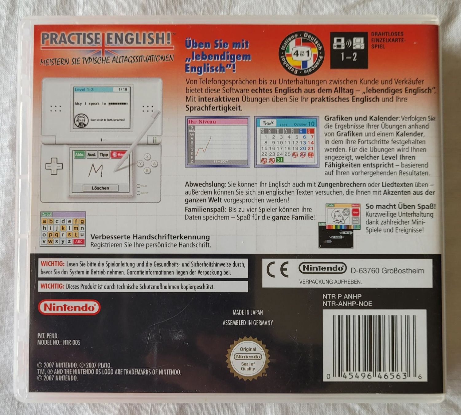 Nintendo Spiele: Nintendo DS - Practise English! – Gebraucht aus Madiswil von Laubfleck 2