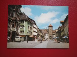 Villingen Schwarzwald Partie Altstadt VW Bus belebt