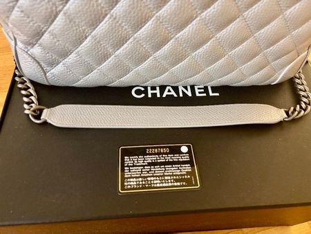 CHANEL Leder Bowling Tasche
