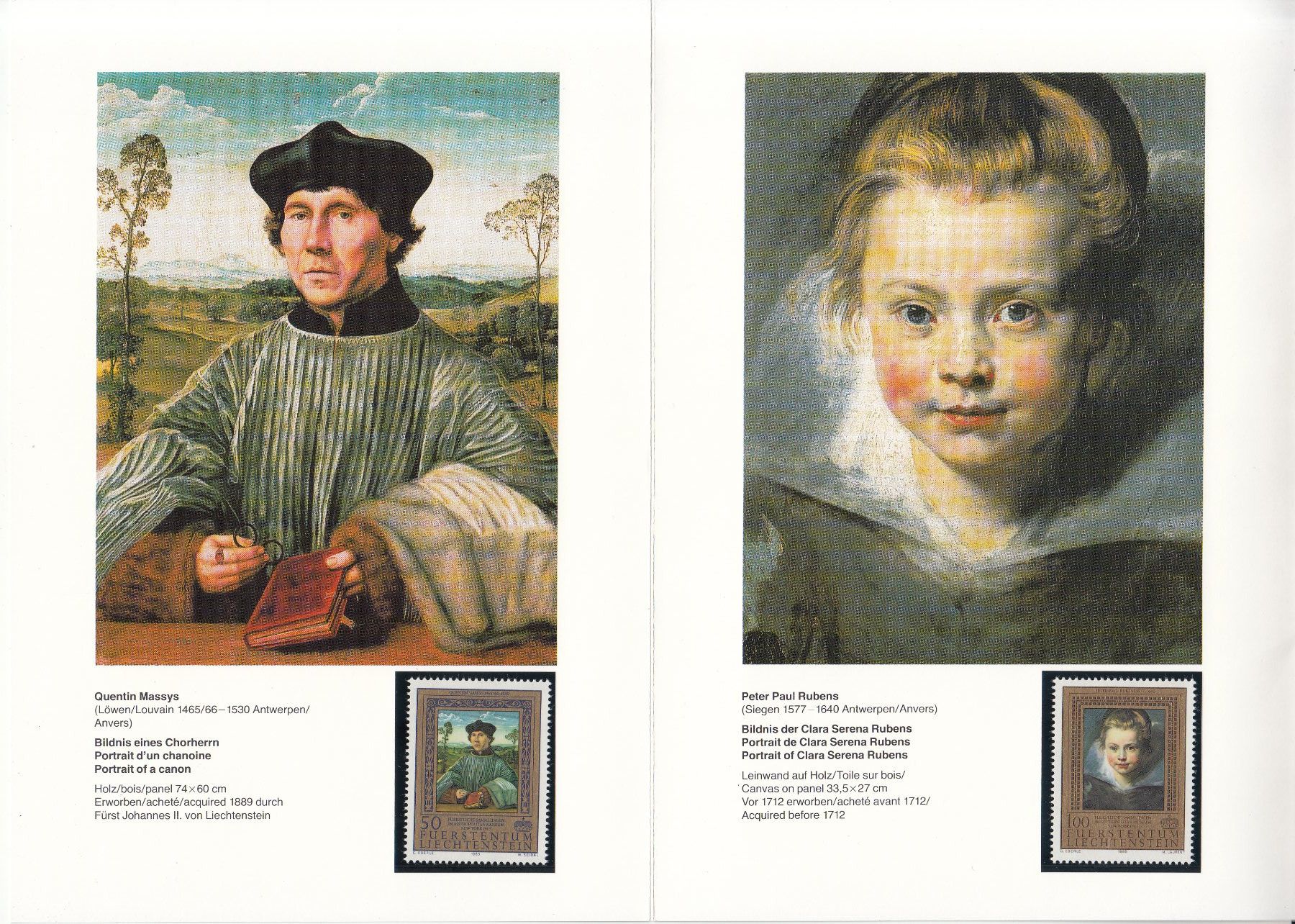 Tutti i francobolli: LBK 821 - 823 in Kunstmappe – Usato da Bürglen TG venduto da StampGraf 1