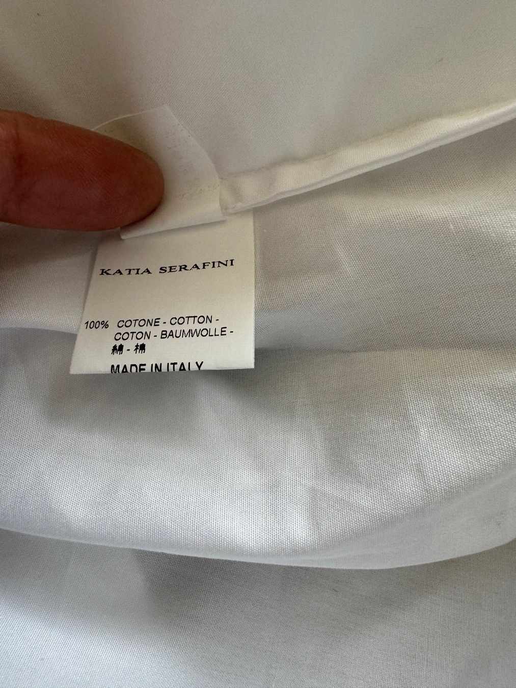 Camicette: Neuware Weisse Bluse Katia Serafini Gr. 42 100% Baumwolle – Nuovo e nell'imballaggio originale da Kirchdorf AG venduto da coco123 8