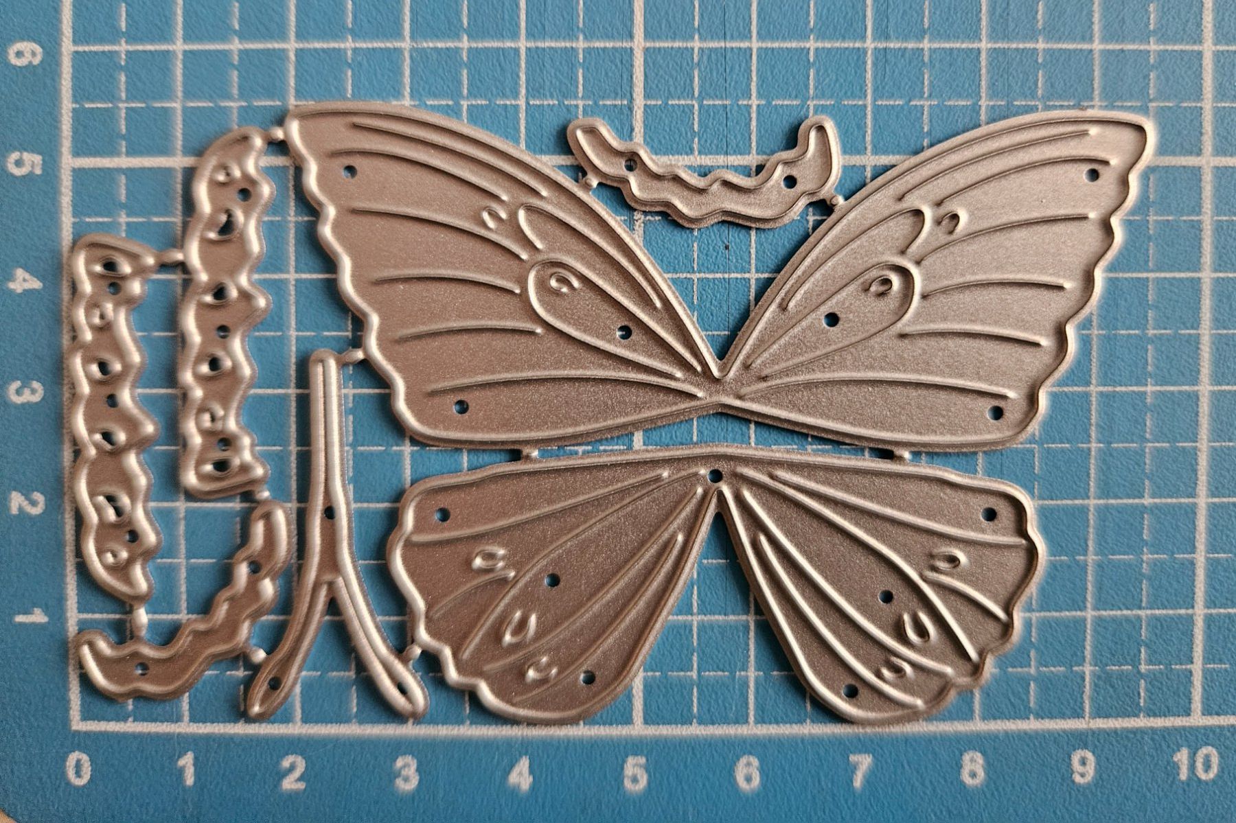 Sciablone: Stanzschablone Nr.1038, Schmetterling – Nuovo e nell'imballaggio originale da Gretzenbach venduto da Fliegepilz56 5