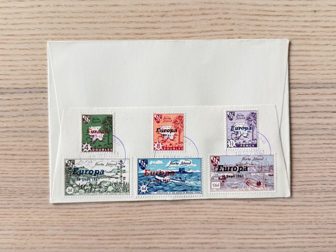 Tutti i francobolli: FDC Island 18. September 1961 – Usato da Abtwil SG venduto da Frapi 1
