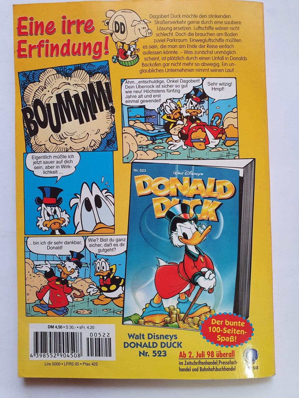 Fumetti: Donald Duck 522 / Walt Disney Comic – Usato da Oberdorf BL venduto da BaldenEagle 3