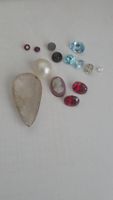 Schmucksteine Konvolut diverse Steine und Perle