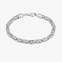 Herrenarmband im Byzantinerstil aus 925er Sterlingsilber