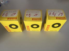 Chambres air Pirelli 2 1/4 x 19 moto scooter neuves x3