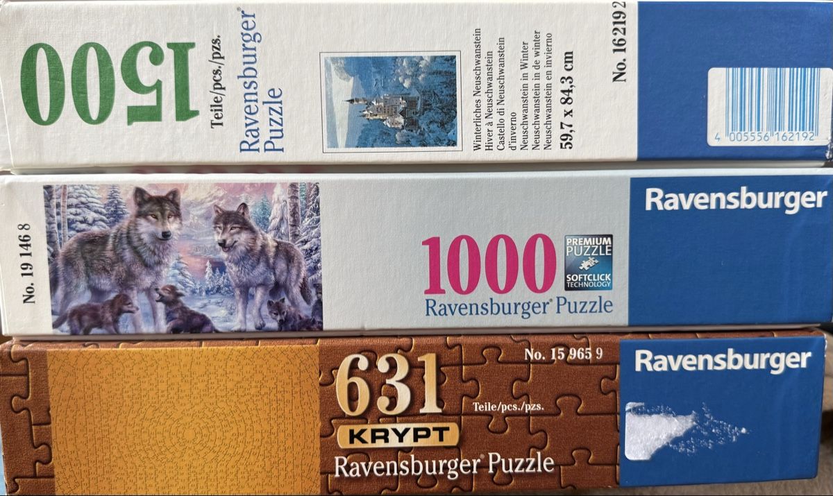 Ravensburger Puzzle: 3 Ravensburger Puzzles – Usato da Ostermundigen venduto da airline-trolley 1
