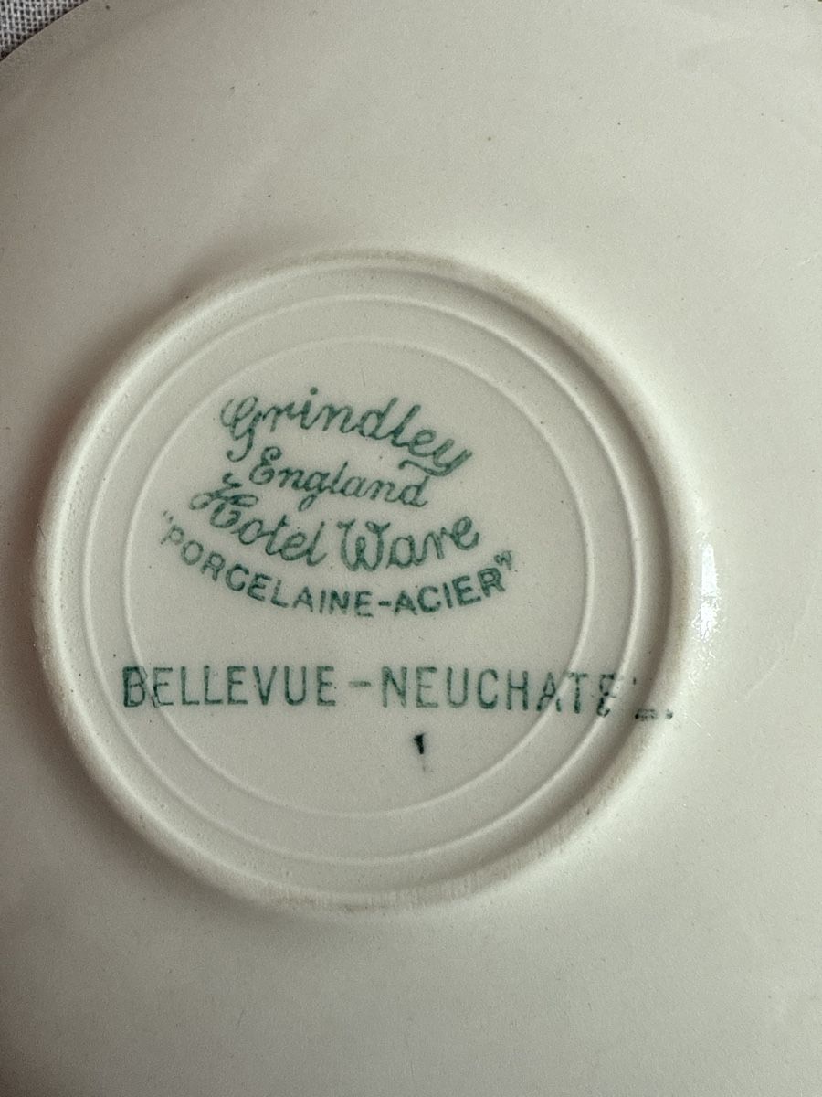 Tassen: Grindley Neuchatel, Tasse mit Unterteller, Antik – Gebraucht aus Zürich von d.reitzer 5