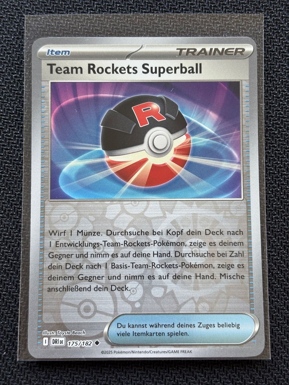 Pokémon Carte collezionabili: Team Rockets Superball DRI 175 Reverse Holo Ewige Rivalen – Nuovo (secondo la descrizione) da Hergiswil NW venduto da Feybyen